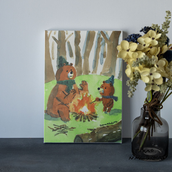 ファブリックパネル ファブリックボード 『森林』