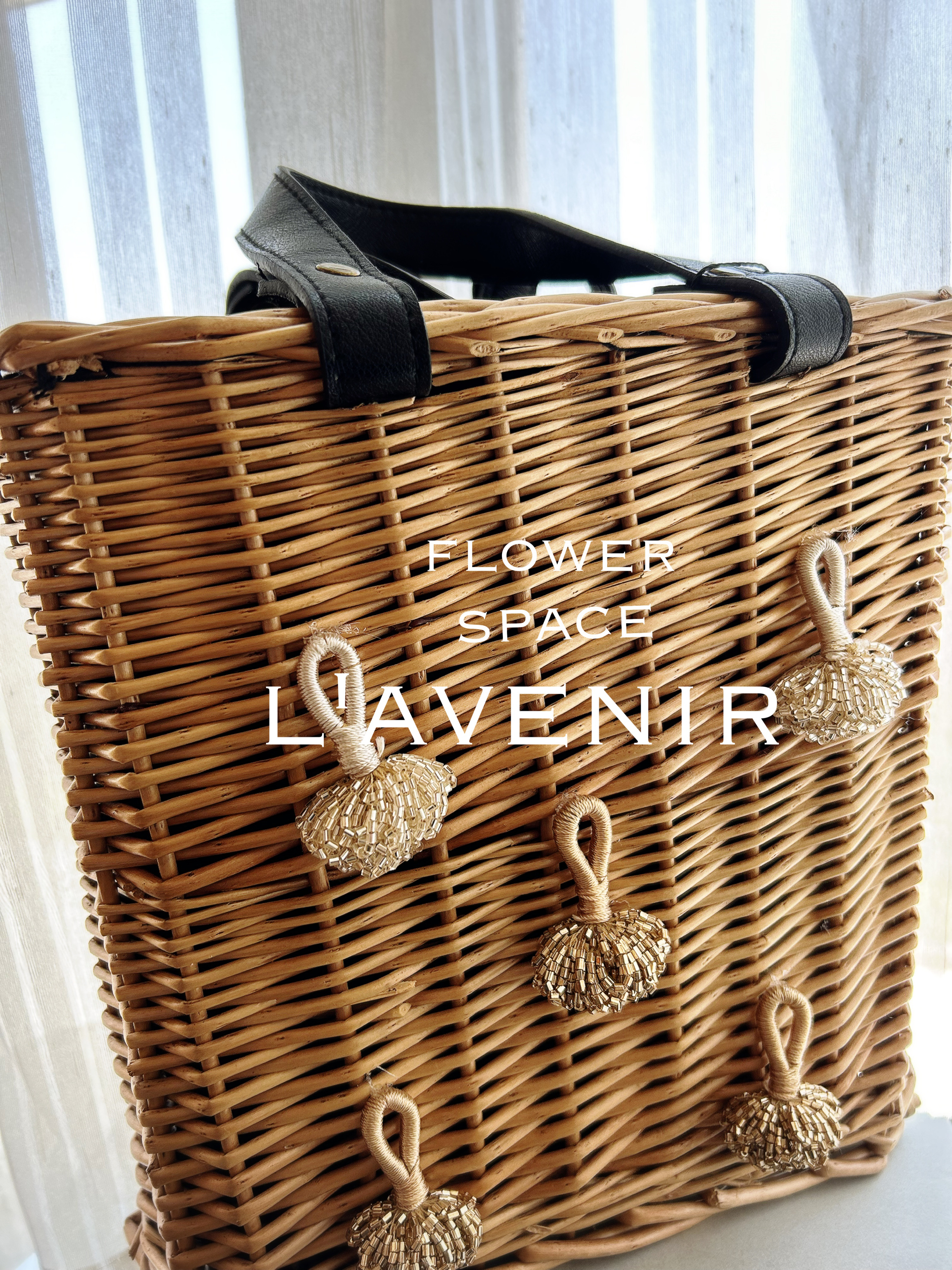 かごバッグ（ビーズタッセルver.）