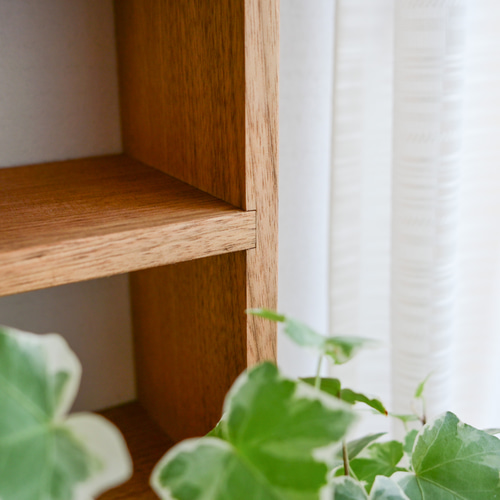 クルミの木の棚 3段 ディスプレイ 展示 イベント 棚・シェルフ・ラック