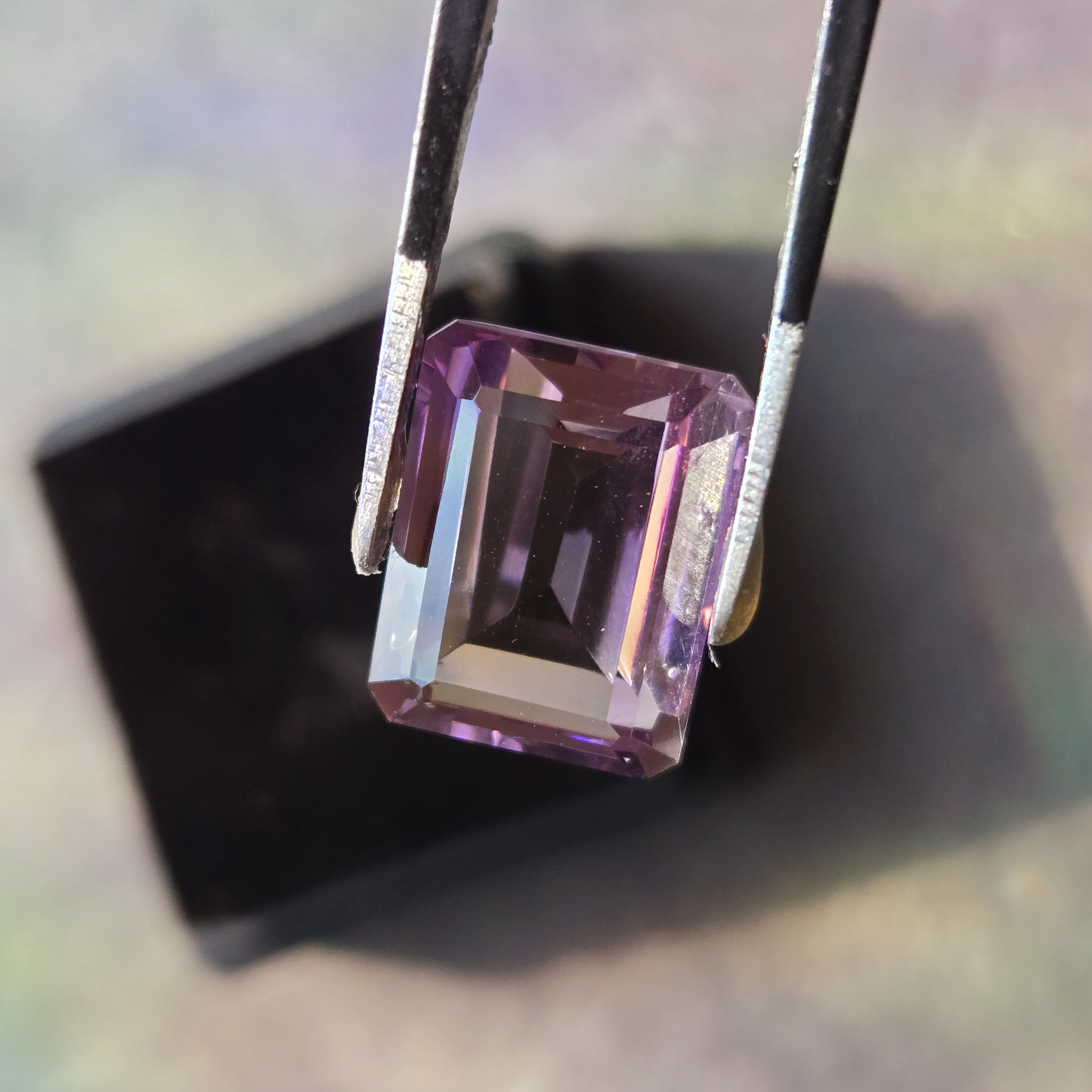 【一点物】大きめ アメトリン ルース ファセット スクエア ✩.*˚ 一点物】大きめ アメトリン ルース ファセット スクエア ✩.*˚