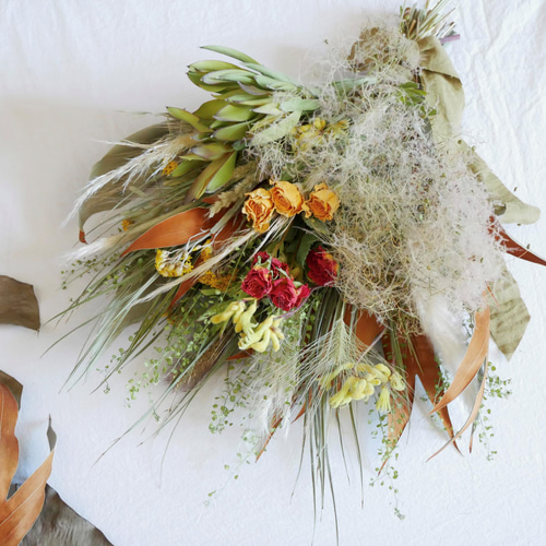 2024秋のスワッグ】北海道の色付きはじめる秋の森「季節のスワッグ・秋