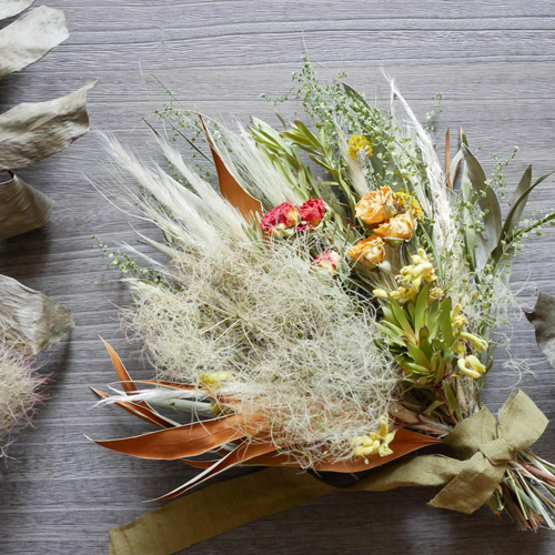 2024秋のスワッグ】北海道の色付きはじめる秋の森「季節のスワッグ・秋