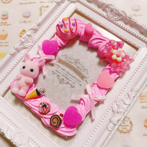 mugi🎀ホイップデコ | 内側も外側もパープル🪻×ギンガムリボン