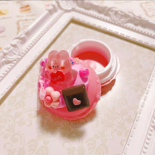 うさぎとお菓子のホイップデコ マカロンケース マカロン マルチケース