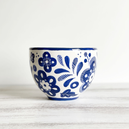 カフェオレカップ ～Jardín～ 002UB マグカップ 陶工房Francesca 通販