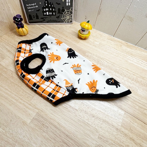 在庫限り！ タンクトップ おばけたこウインナー 【オレンジ】Dog