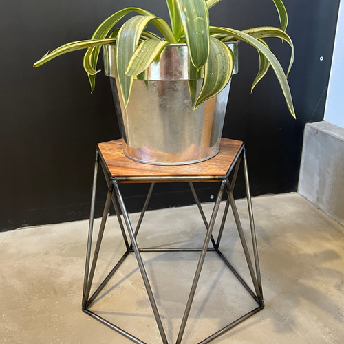 プランタースタンド “STAR”（L） アイアン プランタースタンド