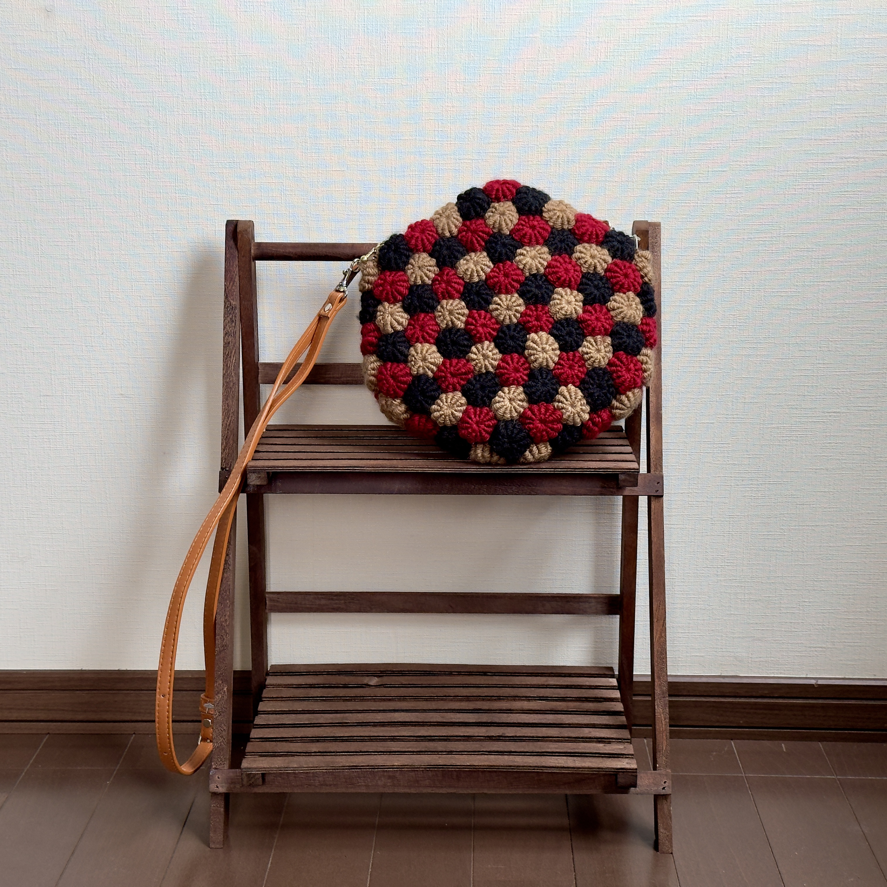 コイル編み の ポシェット 秋 イメージ