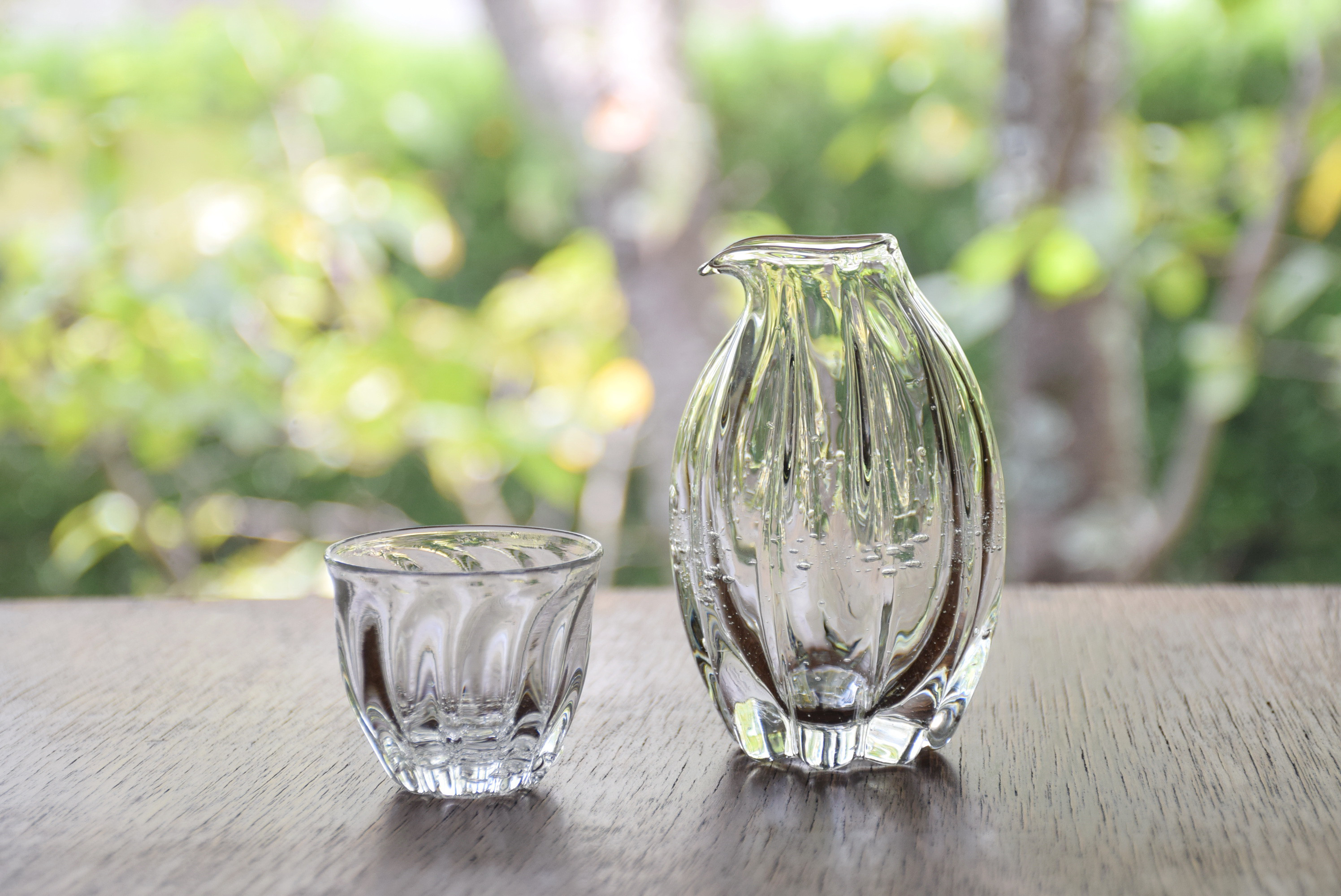 冷酒セット～花モールド～