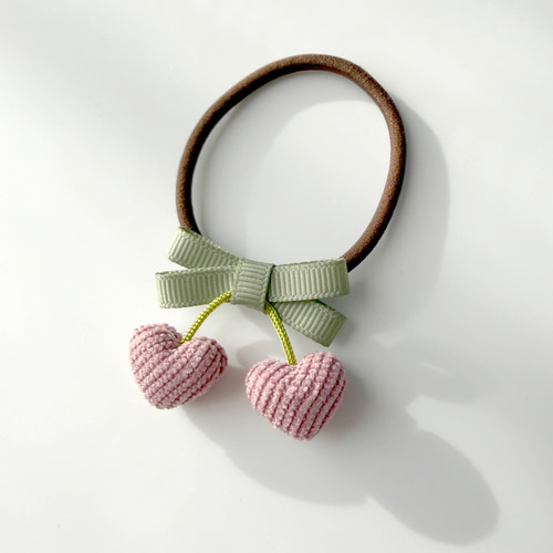 さくらんぼヘアゴム 子供 サクランボ プチギフト 浴衣 髪飾り ハーフ