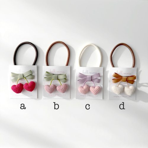 さくらんぼヘアゴム 子供 サクランボ プチギフト 浴衣 髪飾り ハーフ