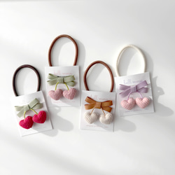 さくらんぼヘアゴム 子供 サクランボ プチギフト 浴衣 髪飾り ハーフ