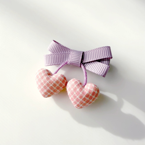 さくらんぼヘアクリップ 子供 サクランボ プチギフト 浴衣 髪飾り