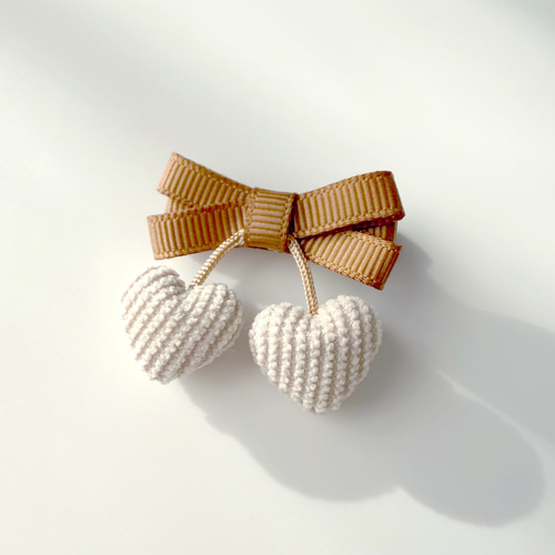 さくらんぼヘアクリップ 子供 サクランボ プチギフト 浴衣 髪飾り