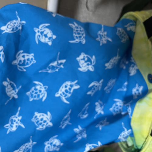 ハワイアンキルト ハワイアンキルトバッグ ホヌ モンステラ