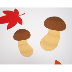 ★壁面飾り 標準サイズ （横80cm※サイズ変更可能）「秋刀魚の塩焼きと秋の幸！」９月 10月 秋 高齢者 病院 6枚目の画像