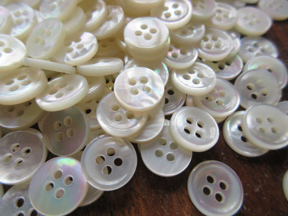 白蝶貝のボタン　11.5mm　カップ型　20個 8枚目の画像
