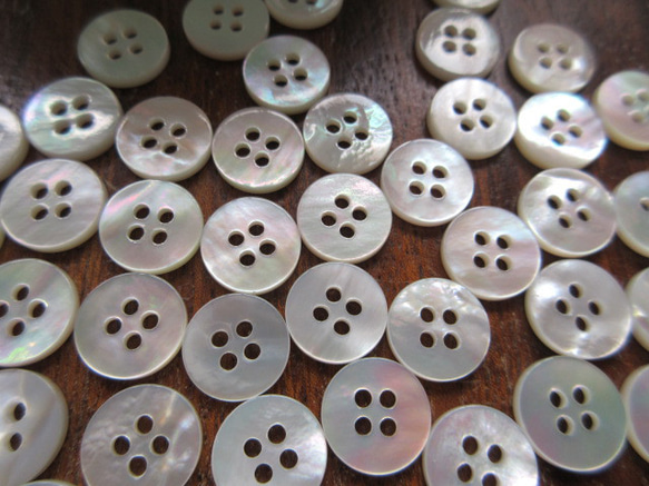 白蝶貝のボタン　11.5mm　カップ型　20個 4枚目の画像