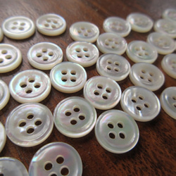 白蝶貝のボタン　11.5mm　カップ型　20個 2枚目の画像
