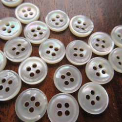 白蝶貝のボタン　11.5mm　カップ型　20個 3枚目の画像