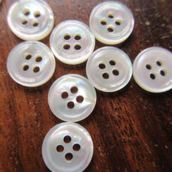 白蝶貝のボタン　11.5mm　カップ型　20個 10枚目の画像