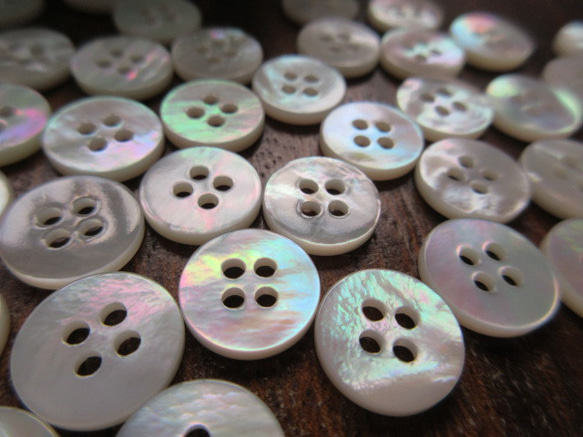 白蝶貝のボタン　11.5mm　カップ型　20個 5枚目の画像