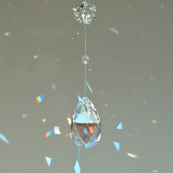ブルーAB✩.*˚SWAROVSKIサンキャッチャー SWAROVSKI（スワロフスキー）＆ASFOUR（アスフォー/アアスフール