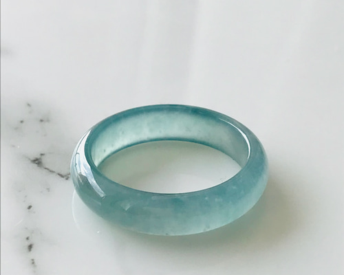 氷翡翠リング K10YG ice jade side diamond A貨翡翠 jd_rg2049