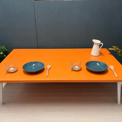 【送料無料】 ローテーブル 長方形 120cm 70cm パイン オレンジ f0c6a0c933c143099025f8e784fe0f