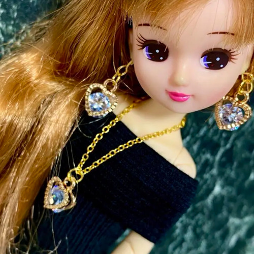 リカちゃんピアス No.12 - POMPOM-DOLLS'S GALLERY | minne 国内
