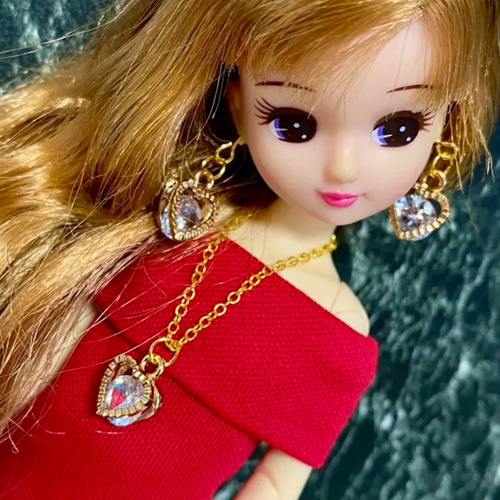 リカちゃんピアス No.12 - POMPOM-DOLLS'S GALLERY | minne 国内