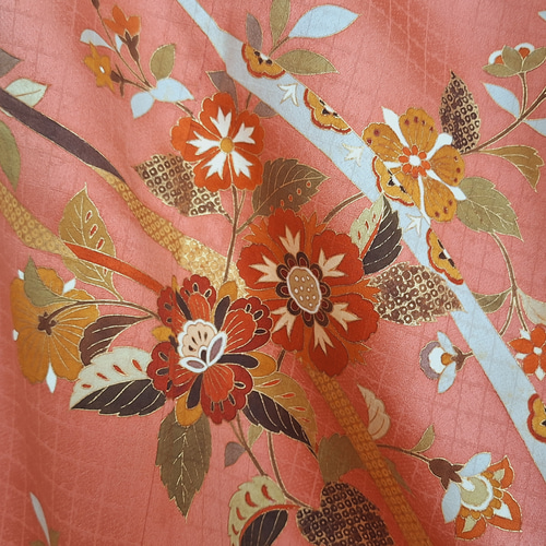 トール】ワンタッチ着物 くらわん着物 正絹付け下げ訪問着