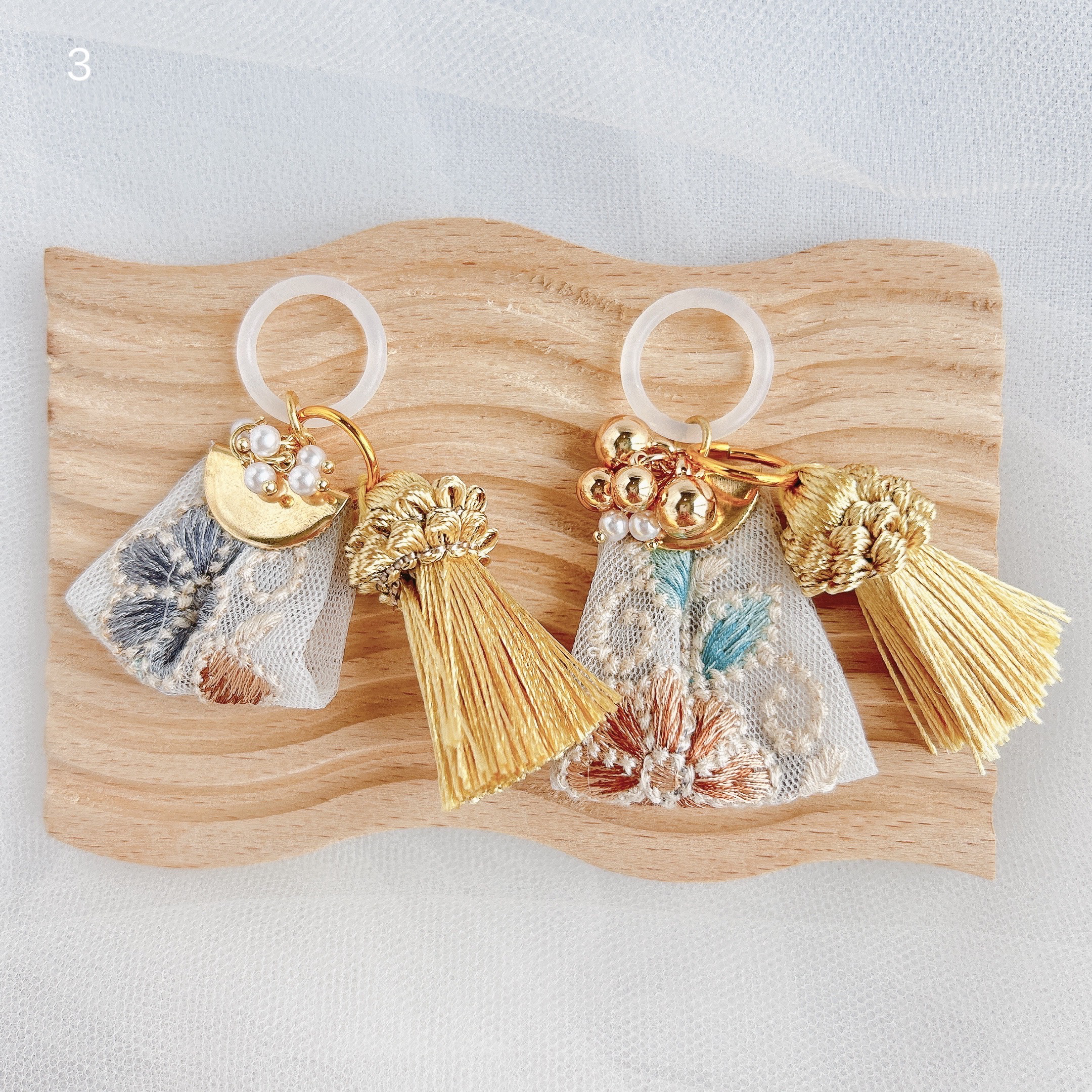 ⑅インド刺繍リボン⑅アンブレラマーカー セット その他雑貨