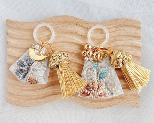 ⑅インド刺繍リボン⑅アンブレラマーカー セット その他雑貨
