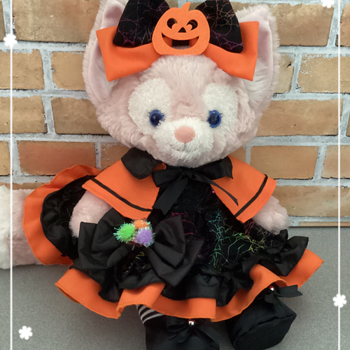 ハロウィン リーナベルSサイズ☆オレンジコスチューム☆オレンジケープ