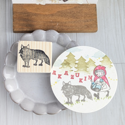 気球に乗ったクマの王子様はんこ2点セット】消しゴムはんこ はんこ