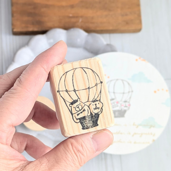 消しゴムはんこNo.69  ちびくまとギター 消しゴムはんこNo.69 ちびくまとギター