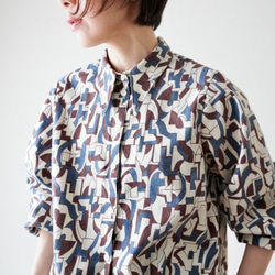 GEOMETRIC ショートタックシャツ 1枚目の画像