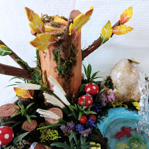 京都の紅葉と泳ぐ金魚　レジン　ジオラマ 2t32gHJ4T2SGiLKdj4ih2D.jpg@jpg