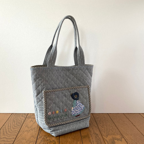 ハウスのパッチワークキルトバッグ トートバッグ lilla＊ 通販