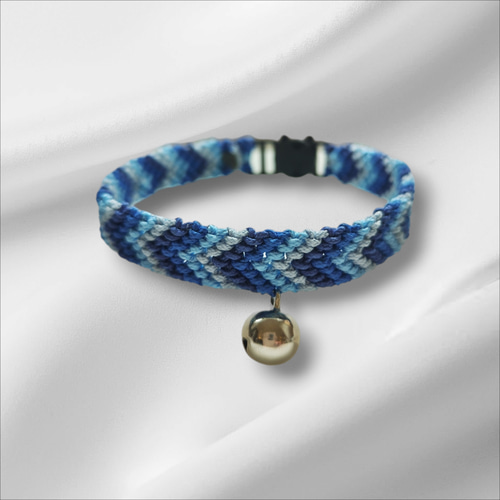 鈴付き 猫ちゃん用 パラコード首輪 リード・首輪 Melia's Paracord