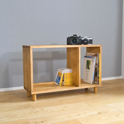 オープンシェルフ 幅70cm【ラック/テーブル/本棚/収納棚/木製】 棚