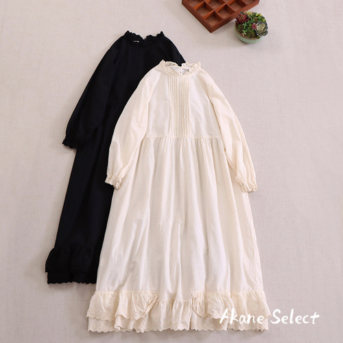 新品■定価　18,144円■送料無料■ナイルパーチ■お姫様フリル長袖ワンピース 新品□定価 18,144円□送料無料□ナイルパーチ□お姫様フリル長袖