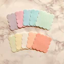 クラフトパンチ ダイカット クリスマスツリー 小 グリーン系 20枚 2色