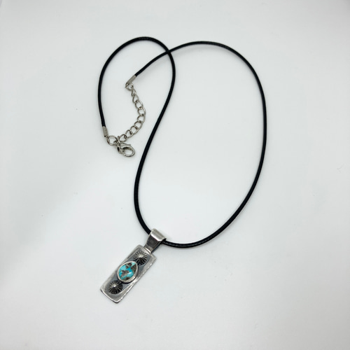 ペルシャン　ターコイズ　シルバー　ネックレス　ペンダント#インディアンジュエリー ペルシャン ターコイズ トルコ石 シルバー ネックレス ペンダント