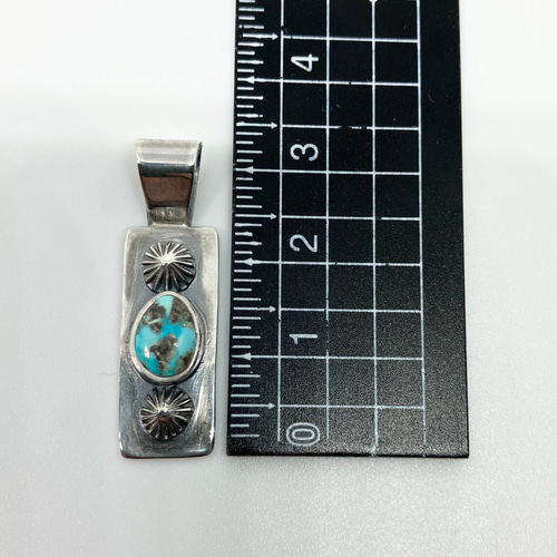 ペルシャン ターコイズ シルバー ネックレス ペンダント