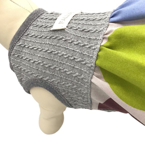 くー　ハンドメイド犬服　ワンピース きゃんナナ CanNana 白襟タータンチェックワンピース 1143【小型