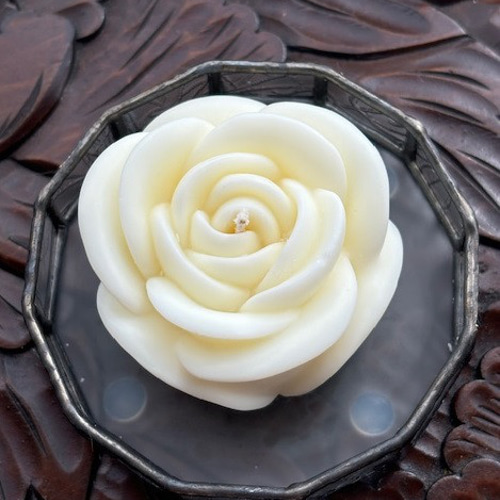 専用　ハンドメイドキャンドルホルダー　キャンドル　薔薇キャンドル ○○キャンドルホルダー(Rose)○○ | machirche