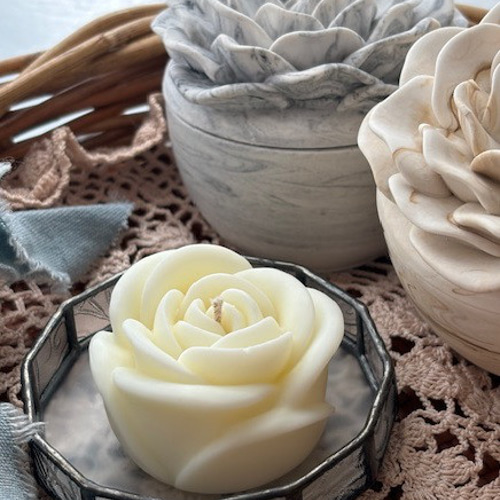Rose Candle バラの形のソイキャンドル キャンドル・キャンドル