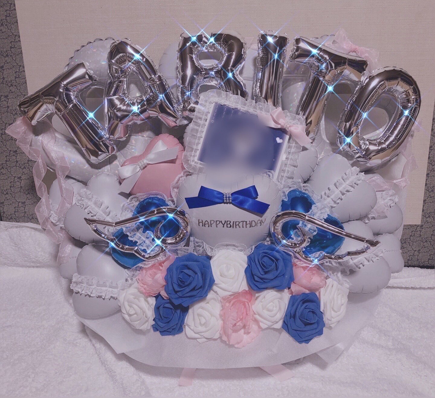 雪菜　バルーンギフト　バルーンアレンジ  生誕祭　フラスタ　卓フラ　推し 16e39efd492994858c3c9b2230a079